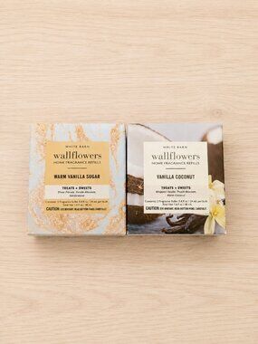 B&BW Wallflower Refills 2-Pack Bundle – Warm Vanilla Sugar and Vanilla Coconut